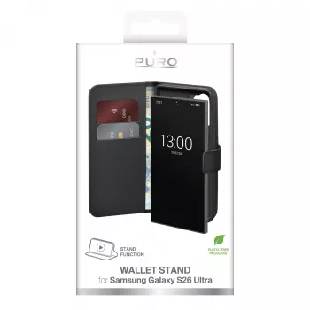 SBS mobilusis dangtelis, skirtas Samsung Galaxy S26 Ultra PUSGS26UBOOKC8BLK