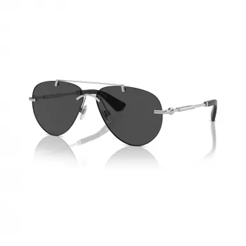 Burberry BE31511316876 moteriški piloto formos akiniai nuo saulės, auksiniai rėmeliai, rudi gradientiniai lęšiai, 60 mm