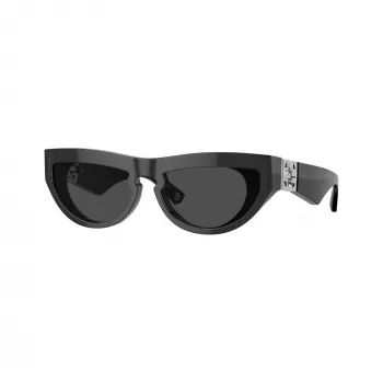 Burberry BE4422U moteriški katės akies formos akiniai nuo saulės Tamsus Havana/Pilki 58/16/130 mm BE4422U411287