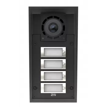 2N IP Force 2.0 IP vaizdo domofono sistema su 4 skambučio mygtukais, IP69K, HD kamera 9151304C