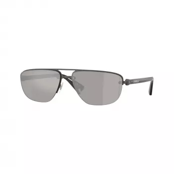 Burberry BE3164-13166G vyrų pilotinės akiniai nuo saulės, juodas rėmelis, pilkos gradientinės lęšiai, 62 mm