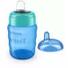 Philips AVENT Easy Sip mokomasis puodelis, 9 mėn.+, 260 ml, silikoninis snapelis, mėlynas