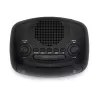 AIWA CR-09J FM laikrodis-radijas su dvigubu žadintuvu, LED ekranu, juodas