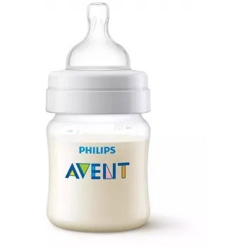Philips AVENT prieškolikinis kūdikio buteliukas 125 ml su naujagimio čiulptuku, 0m+