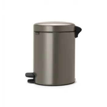 Brabantia NewIcon 5 litrų pedalų šiukšliadėžė, platininė