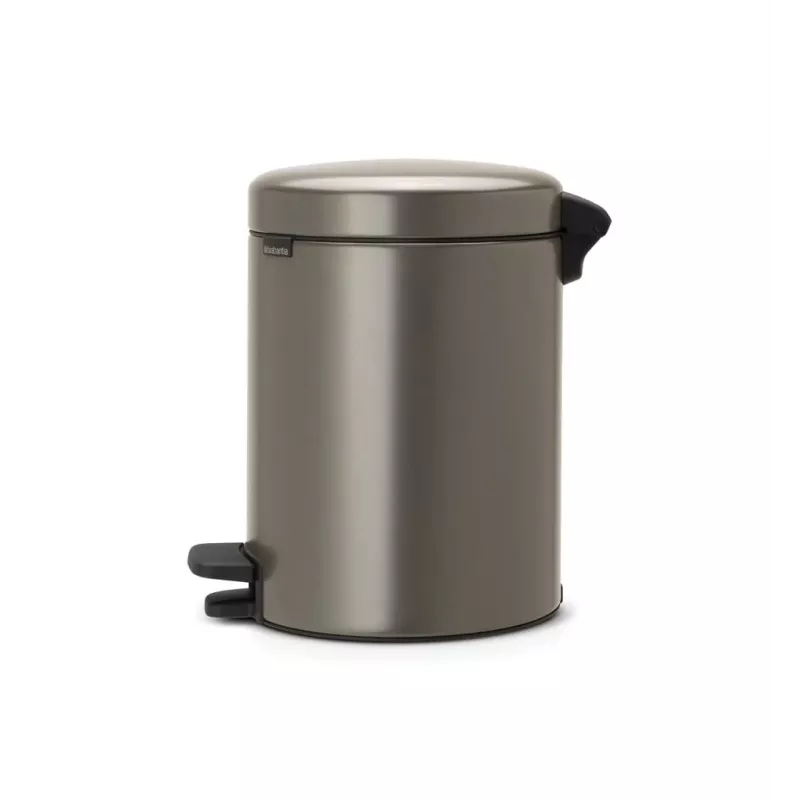 Brabantia NewIcon 5 litrų pedalų šiukšliadėžė, platininė