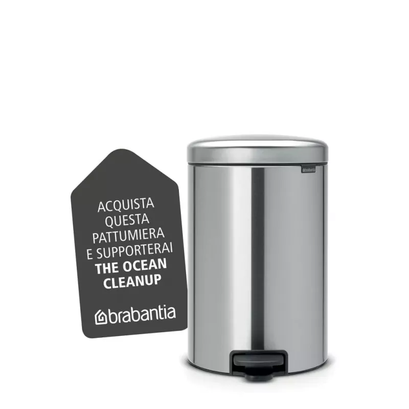 Brabantia NewIcon 20L pedalų šiukšliadėžė, matinis plienas