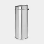 Brabantia Touch Bin 30L šiukšlių krepšys, matinis plienas