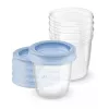 Philips Avent motinos pieno ir maisto laikymo indeliai 180 ml (5 vnt.) su dangteliais