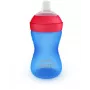 Philips Avent My Grippy mokomasis puodelis su minkštu snapeliu 300ml, 9M+, mėlynas