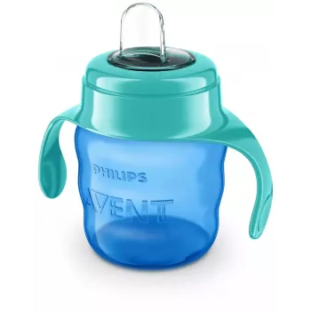 Philips AVENT Easy Sip mokomasis puodelis su rankenėlėmis, 6 mėn.+, 200 ml, silikoninis snapelis, žalias