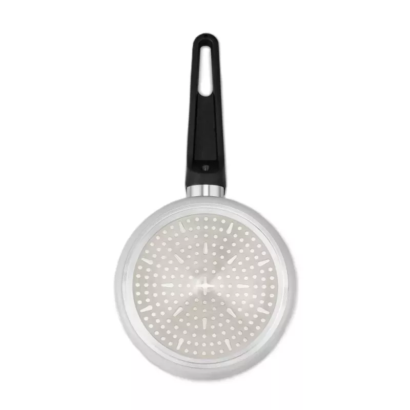 Brabantia Indu+ puodas 16 cm su nesvylančia danga, 1,5 L, indukcinis, juodas