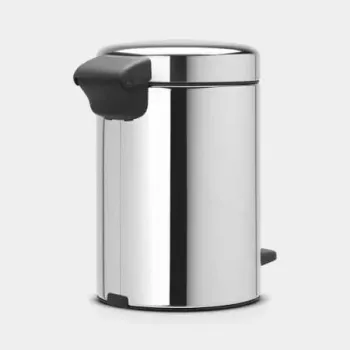 Brabantia NewIcon 5L pedalų šiukšliadėžė Brilliant Steel