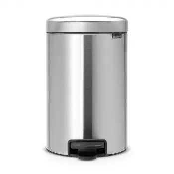 Brabantia NewIcon pedalų šiukšlių dėžė 12L matinis plienas