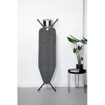 Brabantia lyginimo lentos užvalkalas Denim Black, B dydis, 124x38 cm, 8 mm paminkštinimas
