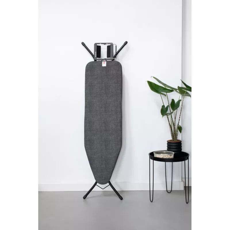 Brabantia lyginimo lentos užvalkalas Denim Black, B dydis, 124x38 cm, 8 mm paminkštinimas