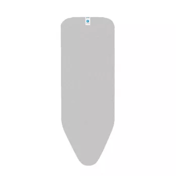 Brabantia lyginimo lentos užvalkalas, 124x45 cm, metalizuota medvilnė, 2 mm putos, metalinė pilka