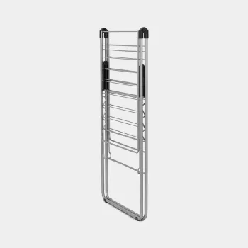 Brabantia HangOn prie sienos tvirtinamas džiovinimo stovas, 20 m, metalinės pilkos spalvos