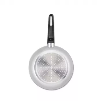 Brabantia Indu+ 24 cm nelipni keptuvė, kalta aliuminio, juoda
