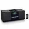 Lenco MC-030BK mikro muzikos sistema su Bluetooth, CD, FM radiju, USB, AUX, juoda