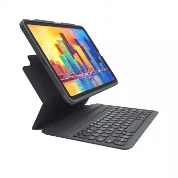 ZAGG klaviatūros dėklas iPad Air/Pro 11 - Bluetooth, apšviesta, nuimama, juoda