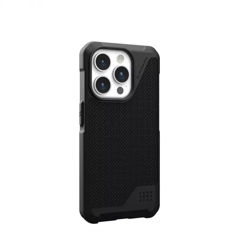 UAG Metropolis LT Magsafe dėklas iPhone 15 Pro - Aramid Fiber, juodas