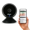 Alecto SMARTBABY5BK skaitmeninis vaizdo kūdikio stebėjimo monitorius, 2,4 GHz FHSS, 2,4 inch spalvotas LCD, naktinio matymo funkcija, dvipusis ryšys, temperatūros jutiklis, lopšinės, VOX, juodas