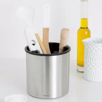 Brabantia Profile Line virtuvės įrankių laikiklis, matinis plienas