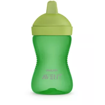 Philips AVENT My Grippy treniravimo puodelis su kietu snapeliu 300ml, 18M+, žalias