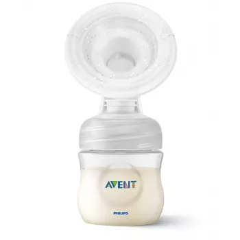 Philips Avent Lotus rankinis pieno siurblys su 3 talpyklomis ir adapteriu