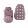 Lodger Slipper Teddy kūdikių šlepetės, rožinės, 6-12 mėn., neslystančiu padu, flisas