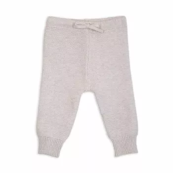 Lodger Jooger megztos merino kūdikių kelnės, Birch, 62 dydis
