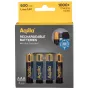 AQIILA AAA NiMH įkraunamos baterijos su USB-C, 1,2 V, 600 mAh, 4 vnt. AQ60AAA374C4