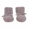 Lodger Slipper Merino vilnos kūdikių šlepetės, rožinės, 6-12 mėn.