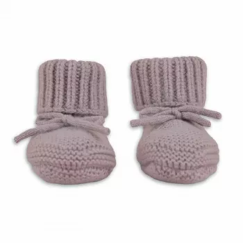 Lodger Slipper Merino vilnos kūdikių šlepetės, rožinės, 6-12 mėn.