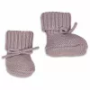 Lodger Slipper Merino vilnos kūdikių šlepetės, rožinės, 6-12 mėn.