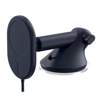 iOttie Velox magnetinis belaidis įkroviklis su prietaisų skydelio ir priekinio stiklo laikikliu - 7,5W Qi greitasis įkrovimas, suderinamas su MagSafe, juodas