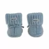 Lodger Slipper Merino vilnos kūdikių šlepetės, Blue Fogg, 6-12 mėnesių