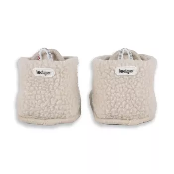 Lodger Slipper Teddy kūdikių šlepetės, Birch, 6-12 mėnesių, dydis 19-20