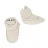 Lodger Slipper Teddy kūdikių šlepetės, beržo spalvos, 12-18 mėnesių, neslystančiu zomšiniu padu, unisex