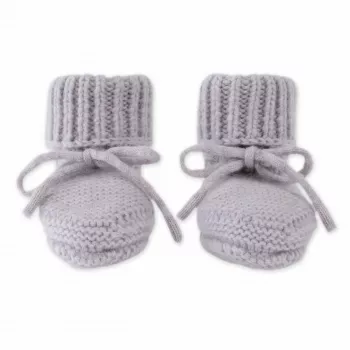 Lodger šlepetės kūdikiams iš merino vilnos, Stone, 0-6 mėn.