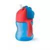 Philips AVENT šiaudelių puodelis su lanksčiu šiaudeliu, 200 ml, 9 mėn.+, mėlynas