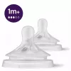 Philips Avent Natural Response silikoniniai žindukai vidutinio srauto 1M+ (2 vnt.)