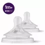 Philips Avent Natural Response silikoniniai žindukai vidutinio srauto 1M+ (2 vnt.)