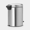 Brabantia NewIcon 5 litrų pedalų šiukšliadėžė, matinis plienas