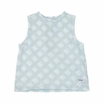 Lodger Tank Topper Tribe Muslin kūdikių berankoviai marškinėliai, Ice Flow, 68 cm