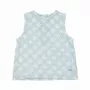 Lodger Tank Topper Tribe Muslin kūdikių berankoviai marškinėliai, Ice Flow, 68 cm