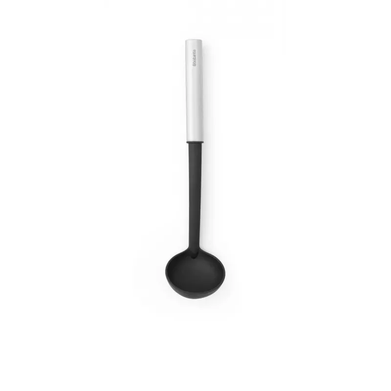 Brabantia Essential Line neprideganti padažo samtis, juoda nailono galvutė, nerūdijančio plieno rankena, 335 mm