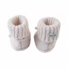 Lodger Slipper Folklore merino vilnos kūdikių šlepetės, beržo spalvos, 0-6 mėnesių