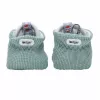 Lodger Slipper Ciumbelle medvilniniai šlepetės, 3-6 mėnesių, Silt Green